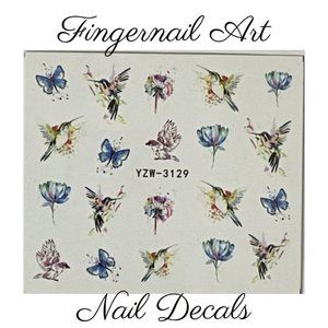 Fingernail Art Nail Decals Waterslide Transfer Stickers